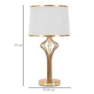 LAMPA STOŁOWA SLIMMY Ø 28x53 cm